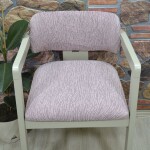 Medusa Sandalye Kılıfı Jakar Kumaş, Pembe