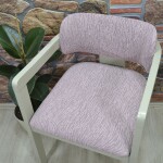 Medusa Sandalye Kılıfı Jakar Kumaş, Pembe