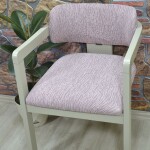 Medusa Sandalye Kılıfı Jakar Kumaş, Pembe