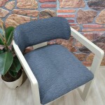 Medusa Sandalye Kılıfı Jakar Kumaş, Antrasit