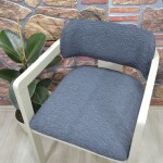 Medusa Sandalye Kılıfı Jakar Kumaş, Antrasit