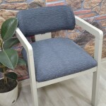 Medusa Sandalye Kılıfı Jakar Kumaş, Antrasit