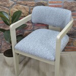 Medusa Sandalye Kılıfı Jakar Kumaş, Gri