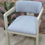 Medusa Sandalye Kılıfı Jakar Kumaş, Gri