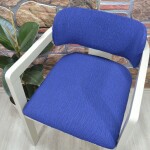 Medusa Sandalye Kılıfı Jakar Kumaş, Lacivert