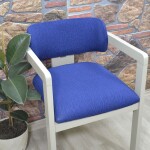 Medusa Sandalye Kılıfı Jakar Kumaş, Lacivert