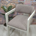 Medusa Sandalye Kılıfı Jakar Kumaş, Acı.Kahve