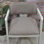 Medusa Sandalye Kılıfı Jakar Kumaş, Acı.Kahve