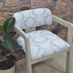 Medusa Sandalye Kılıfı Jakar Kumaş, Osmanlı.Krem