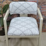 Medusa Sandalye Kılıfı Jakar Kumaş, BKL.Krem