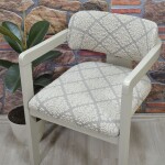 Medusa Sandalye Kılıfı Jakar Kumaş, BKL.Kahve