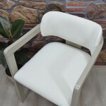 Medusa Sandalye Kılıfı Coco Kumaş, Krem