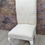 Battal Sandalye Kılıfı Lakos Kumaş, Krem