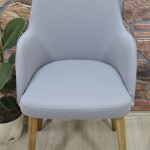 Büyük Kollu Sandalye Kılıfı Lakos Kumaşi, Gri