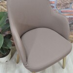 Büyük Kollu Sandalye Kılıfı Lakos Kumaş, K.KAhve