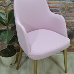 Büyük Kollu Sandalye Kılıfı Lakos Kumaş, Pembe