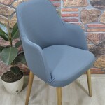 Büyük Kollu Sandalye Kılıfı Lakos Kumaş, Antrasit