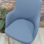 Büyük Kollu Sandalye Kılıfı Lakos Kumaş, Antrasit