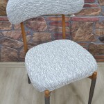 Teddy Sandalye Kılıfı Jakar, Krem