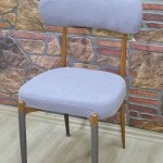 Teddy Sandalye Kılıfı Pıtı, Gri