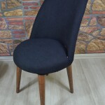 Pıtıkar Retro Oval Sandalye Örtüsü