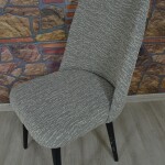 Sandalye Kılıfı Jakar Kumaş Buyuk Oval Yenı Model