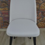 Buyuk Oval Sandalye Kılıfı lakos kumaş