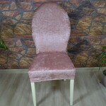 Düz Oval Sandelye Kılıfı