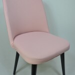 Lakos Pembe Oval Sandalye Örtüsü