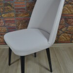 Buyuk Oval Sandalye Kılıfı lakos kumaş