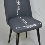 Buyuk Oval Sandalye Örtüsü Pıtıkare Kumaş
