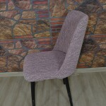 Sandalye Kılıfı Jakar Kumaş Buyuk Oval