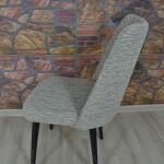 Sandalye Kılıfı Jakar Kumaş Buyuk Oval Yenı Model