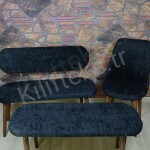 Puf Bench 2 Sandalye Kılıfı Takım