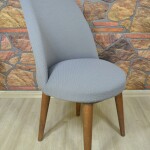 Retro Oval Sandalye Kılıfı