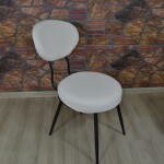 Sandalye Kılıfı Bar Sandalyesi Krem