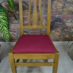 Ahşap Demır Sandalye Örtusu