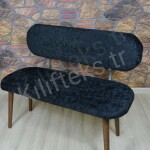 Puf Bench 2 Sandalye Kılıfı Takım