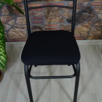 Demır Sandalye Örtüsü Oturme Yerı Lakos Kumaş