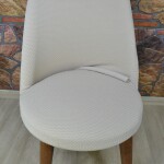 Retro Oval Sandalye Kılıfı