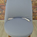 Retro Oval Sandalye Kılıfı