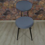 Sandalye Kılıfı Bar Sandalyesi Gri