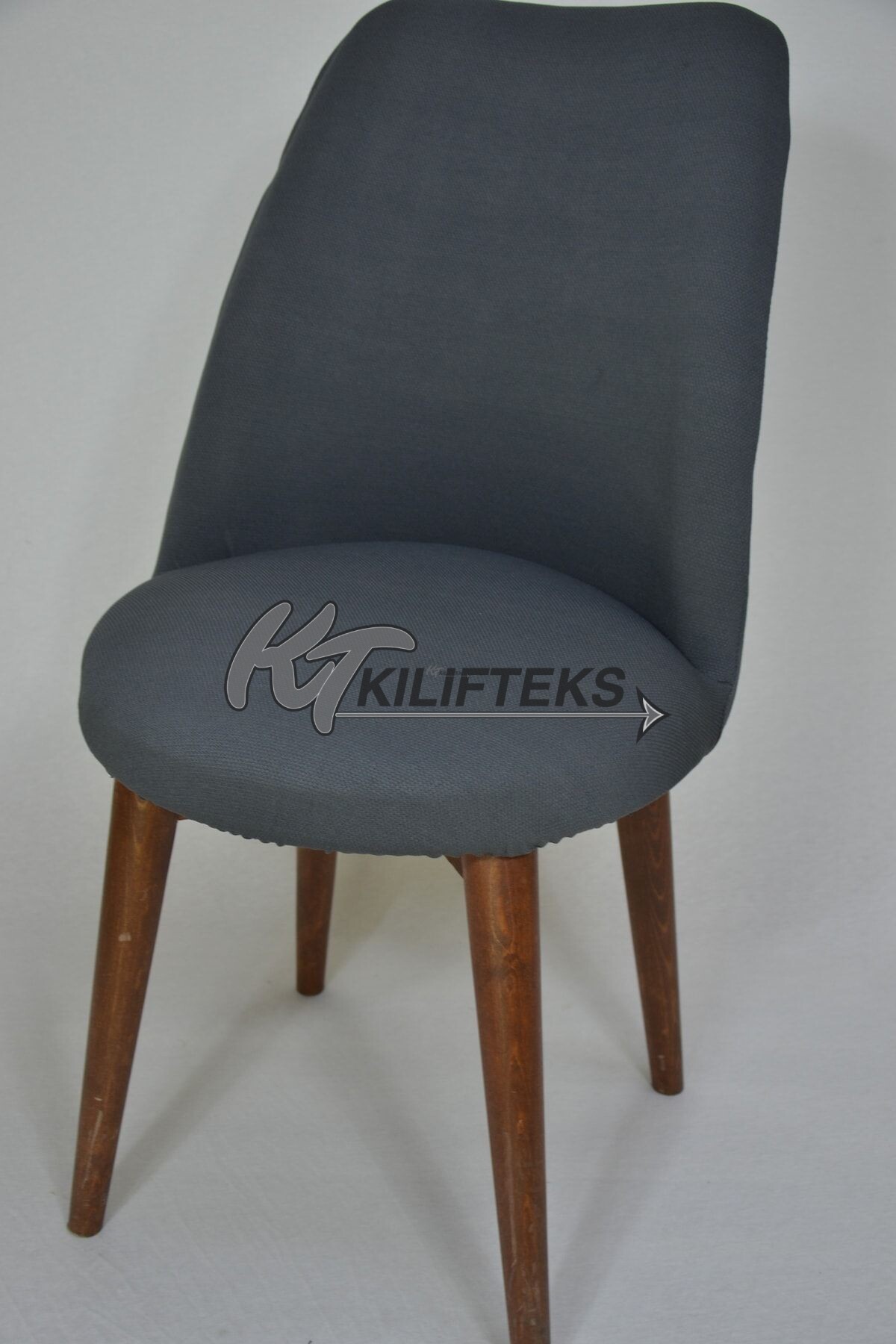 Retro Sandalye Kılıfı Antrasit