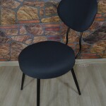 Sandalye Kılıfı Bar Sandalyesi Antrasit