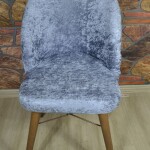 USTU OVAL SANDALYE KILIFI ANTRASIT