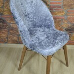 USTU OVAL SANDALYE KILIFI ANTRASIT