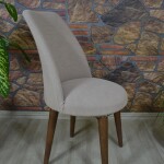 Sandalye Kılıfı Retro Oval Pıtıkara