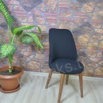 Retro Sandalye Kılıfı  lakos kumaş