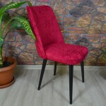 Büyük Oval Sandelye Kılıfı Kadife