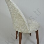 Retro Oval Sandalye Ortüsü (krem)